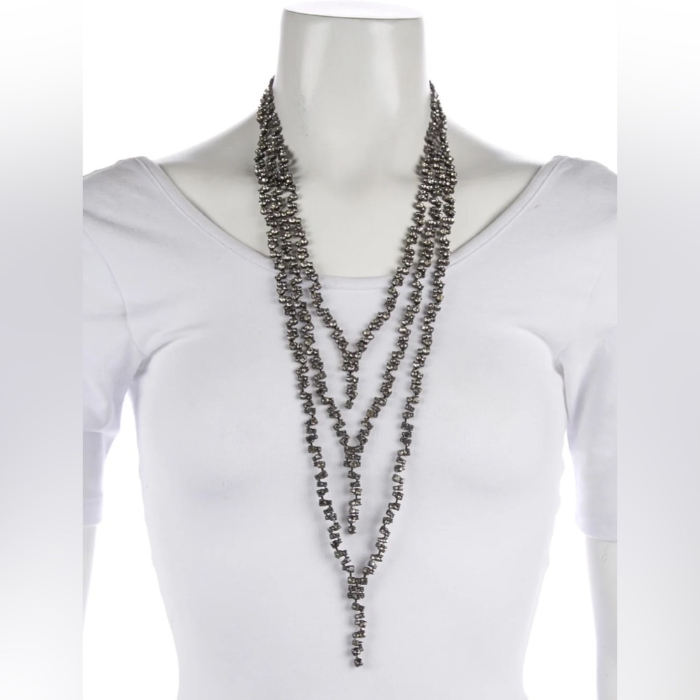 Erickson Beamon Multistrand Crystal Necklace